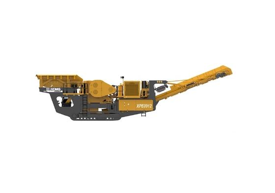 Shock Absorbing Mobile Jaw Crusher Station Rock Jaw Crushing Machine