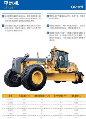 Grader Heavy Equipment Grader Machine Construction Equipment