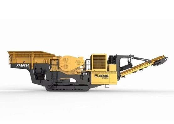 Shock Absorbing Mobile Jaw Crusher Station Rock Jaw Crushing Machine
